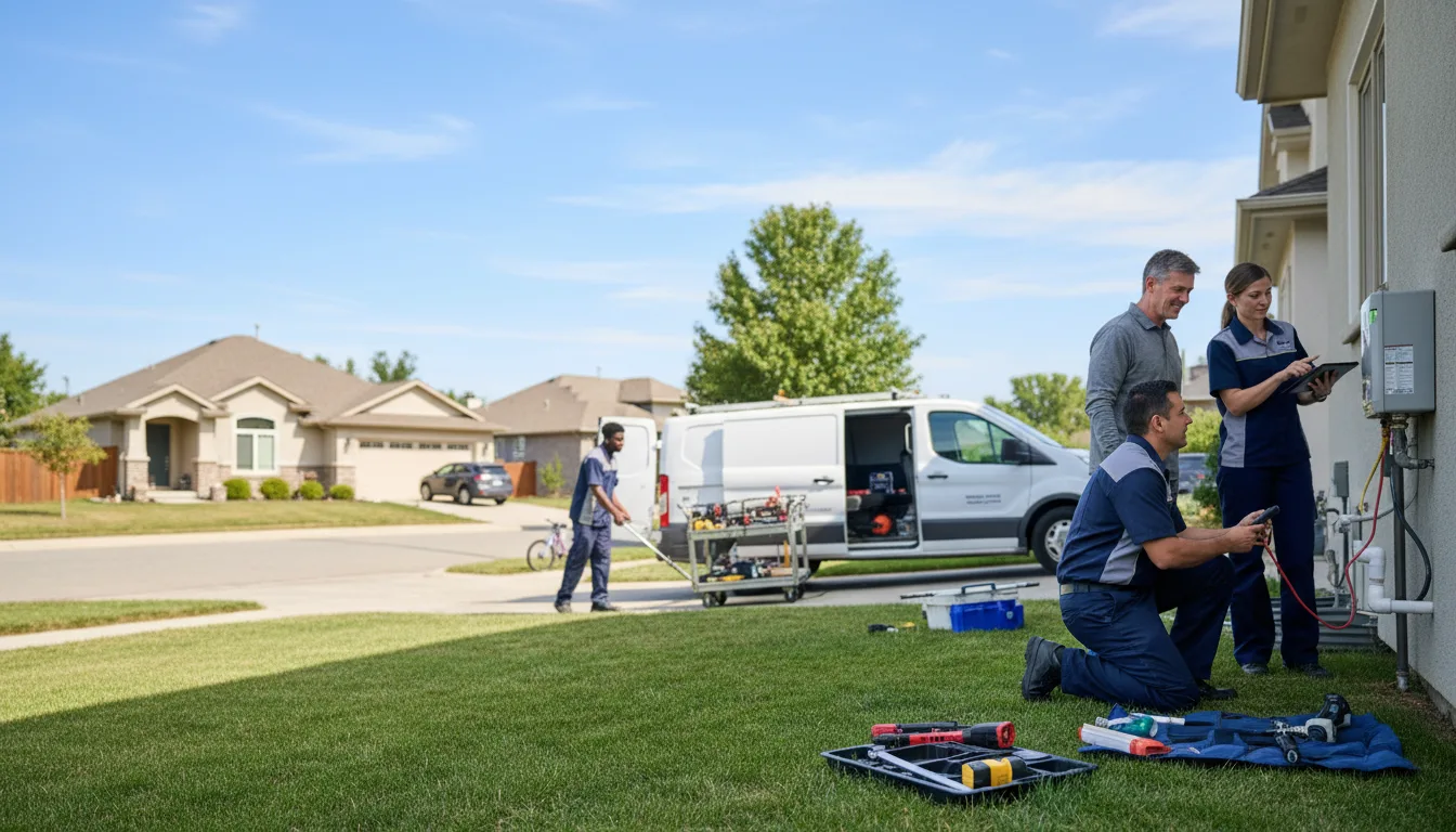 Tankless water heater service in Lawrence, IN